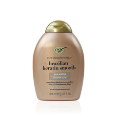 OGX Brazilian Keratin Smooth Shampoo Smooth & Sleek 385ml (Sulfate Free)