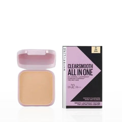 Maybelline Clear Smooth All in one oil control+light weight Flawless coverage two way cake SPF 32 (01 Light)