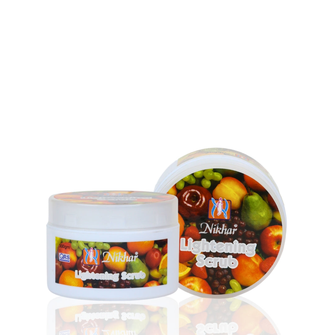 Nikhar Lightening Scrub Jar Face & Body 300gm