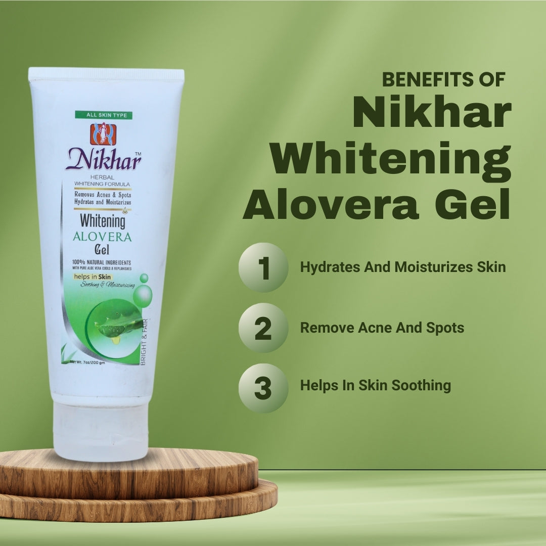 Nikhar Herbal Whitening Aloevera Gel