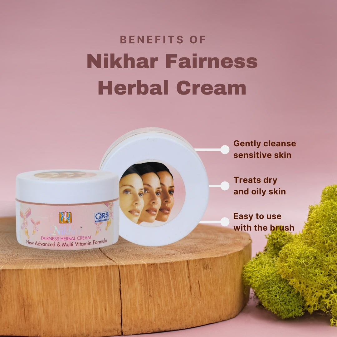 Nikhar Fairness Herbal Cream Jar