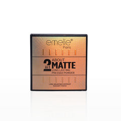 Emelie 2in1 Matte Long Lasting Pressed Powder