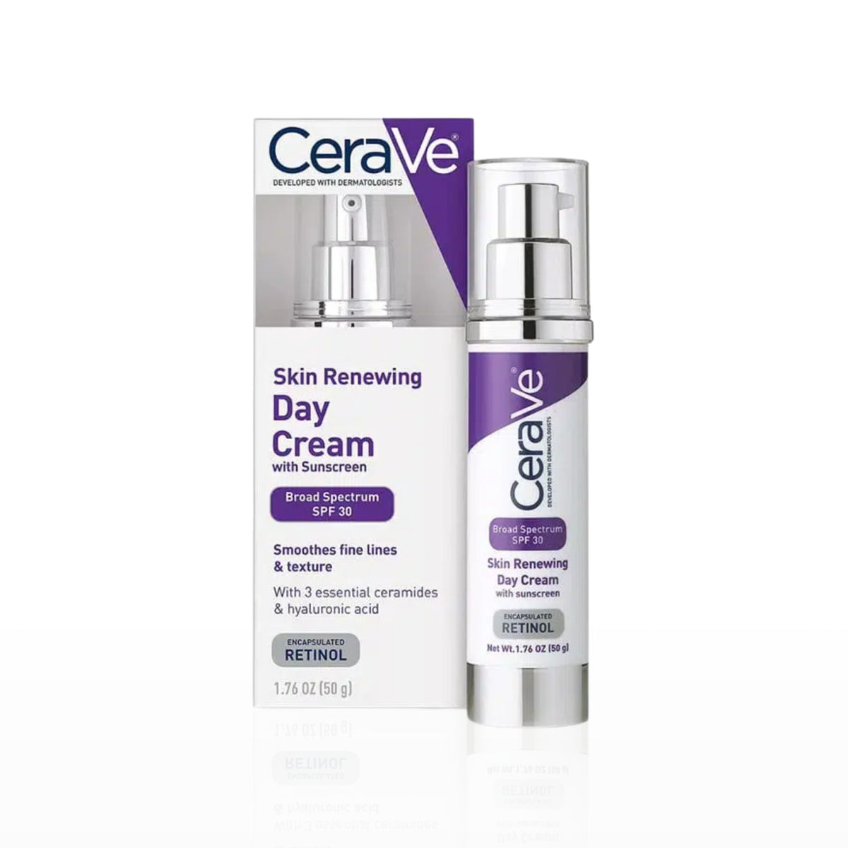 CeraVe Skin Renewing Day Cream With Sunscreen SPF 30 50g