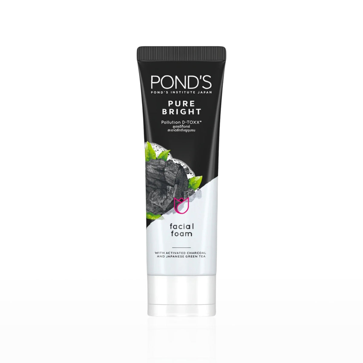 Ponds Pure Bright Charcoal Facial Foam 100ml