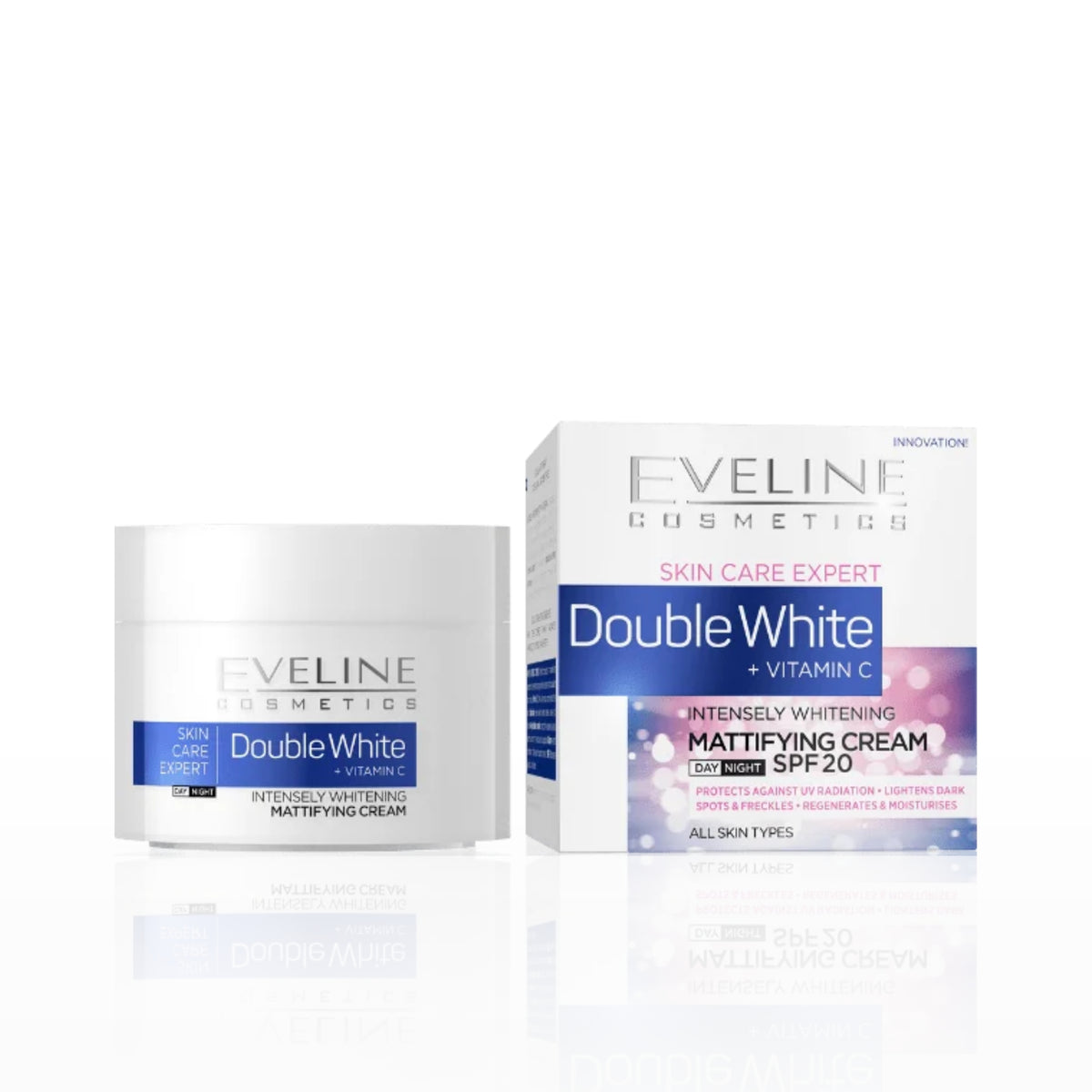 Eveline Double White + Vitamin C & Mattifying Cream SPF20