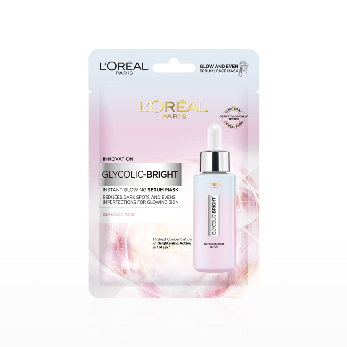 Loreal Glycolic Bright Instant Glowing Serum Mask