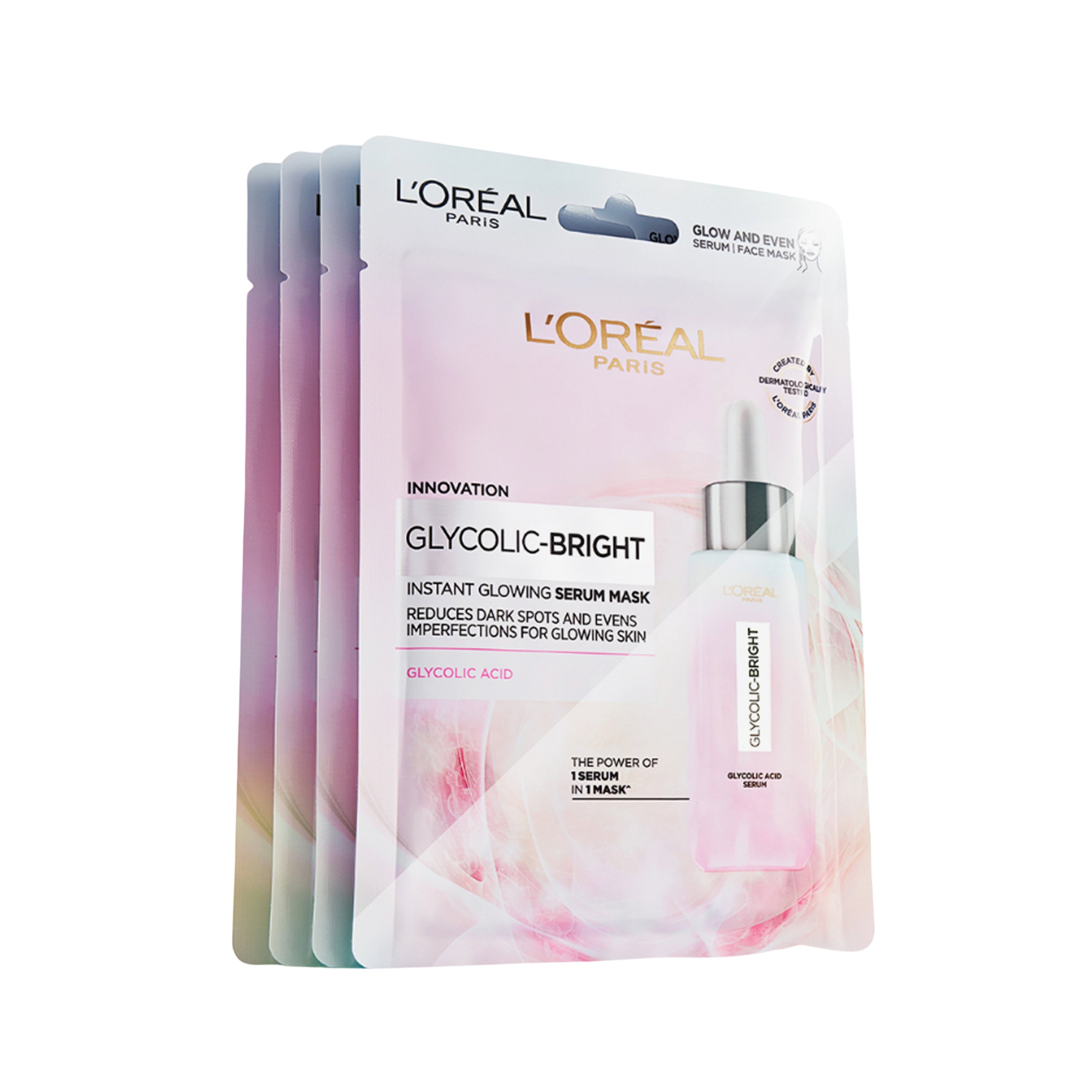 Loreal Glycolic Bright Instant Glowing Serum Mask