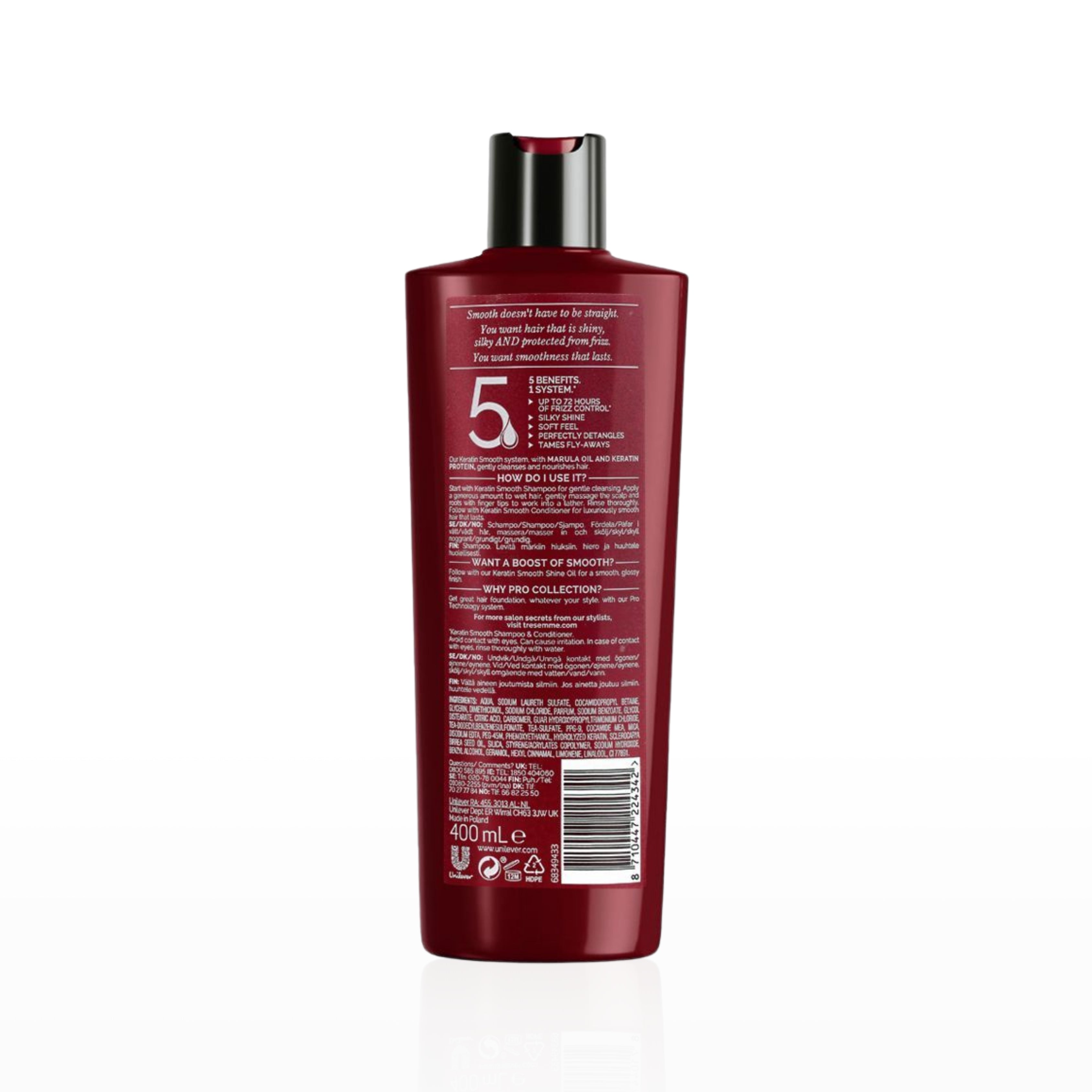 TRESemmé Keratin Smooth Shampoo 400ml