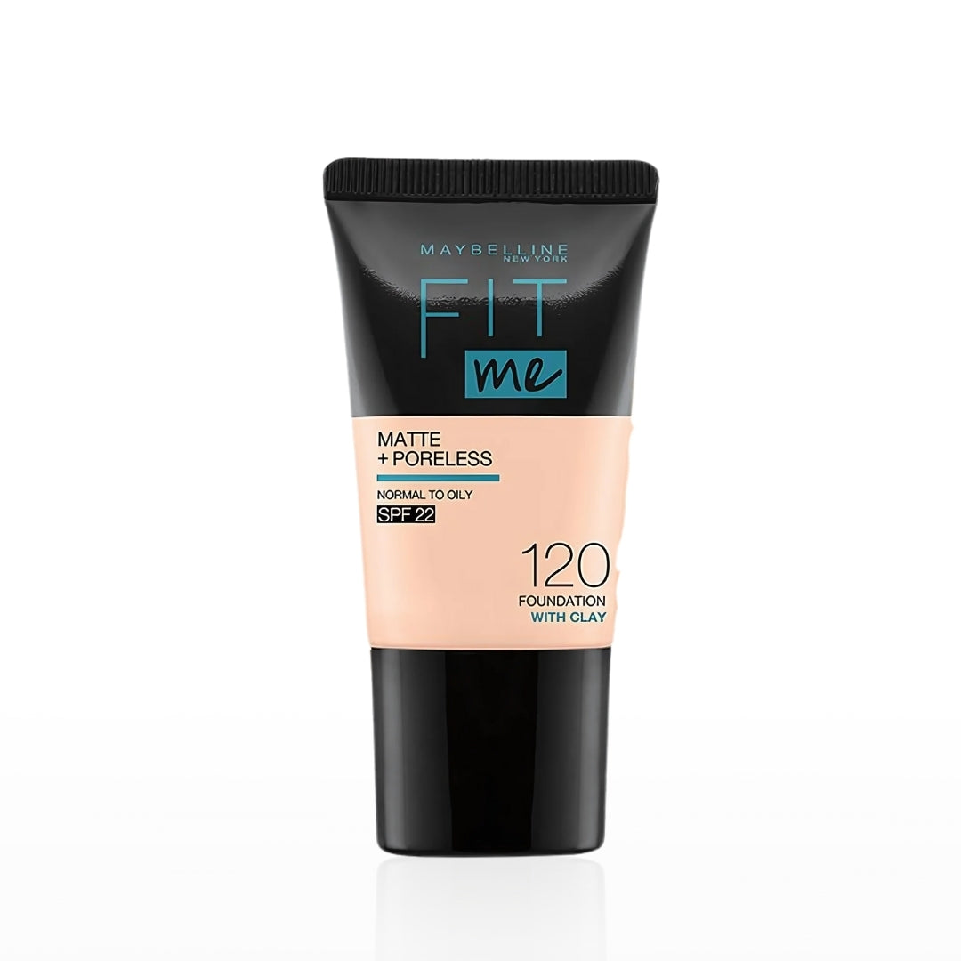 Maybelline Fit Me Matte + Poreless SPF 22 Oil Control Foundation Tube (120)