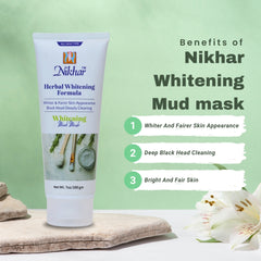 Nikhar Herbal Whitening Mud Mask 200 gm