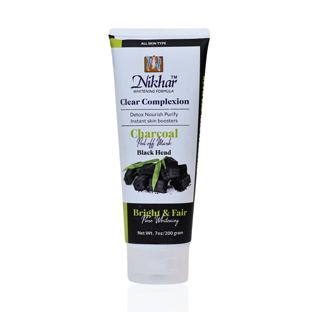 Nikhar Charcoal Peel Off Mask Black Head 200gm