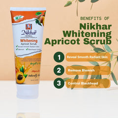 Nikhar Herbal Whitening Apricot Scrub 200gm