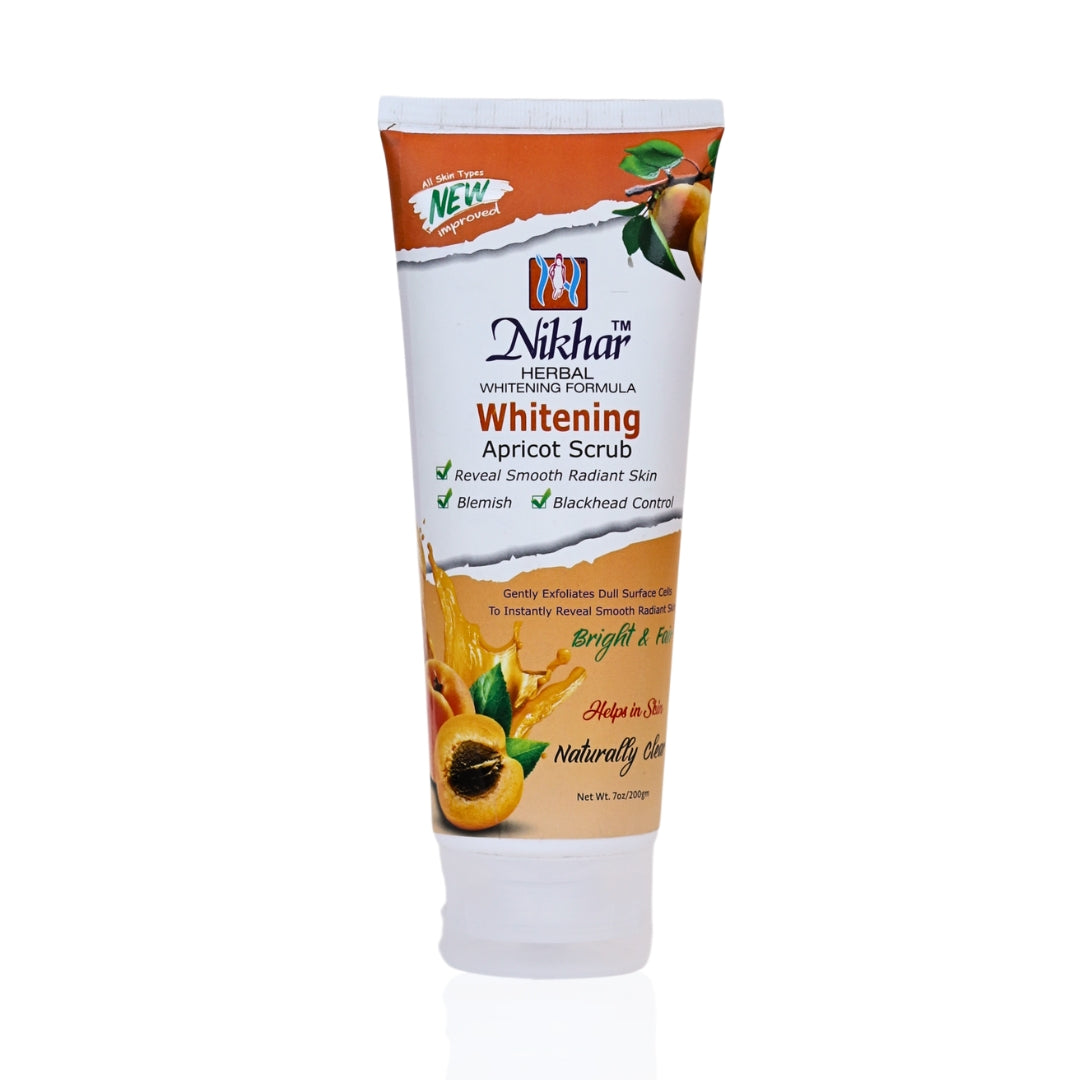 Nikhar Herbal Whitening Apricot Scrub 200gm