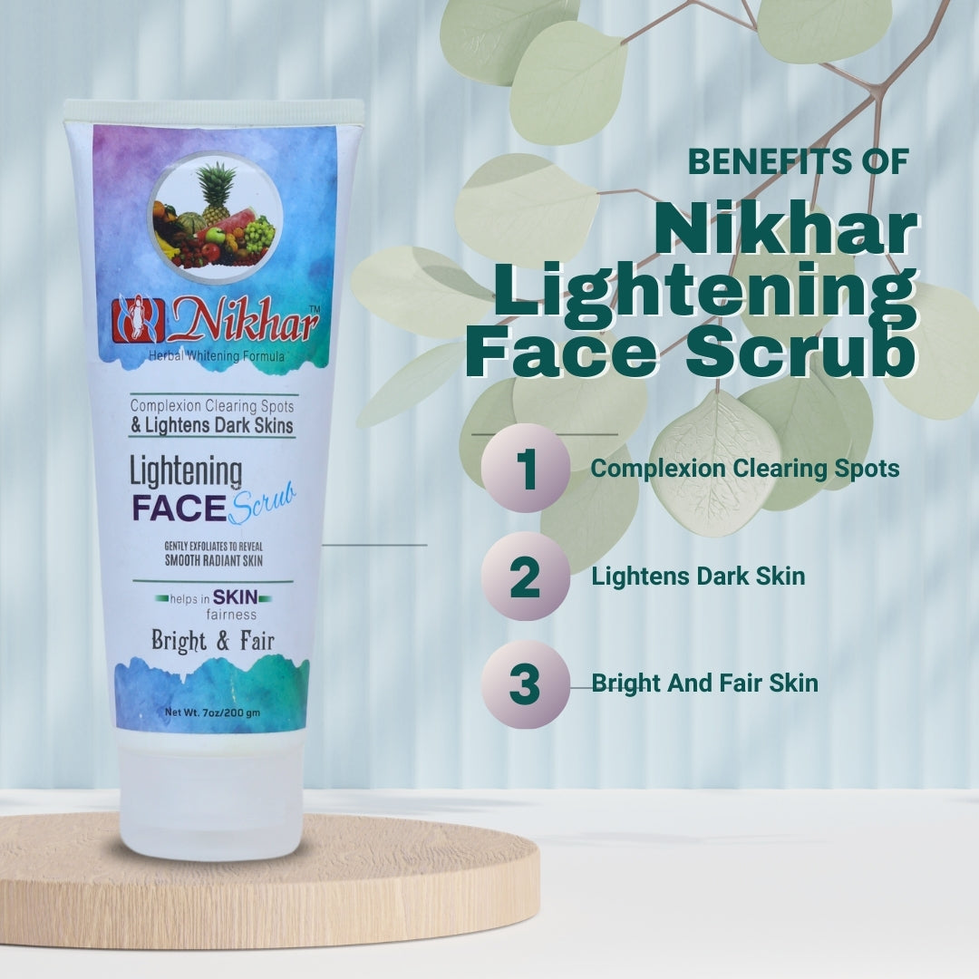 Nikhar Lightening Face Scrub 200gm