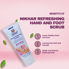 Nikhar Refreshing Lemon & Sage Hand and Foot Scrub 200gm